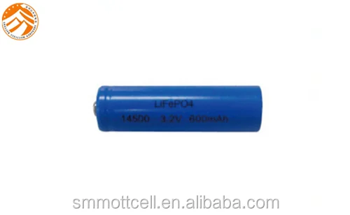 IFR14500 3,2 V 600 mAh Lifetimepo4-Batterie 3