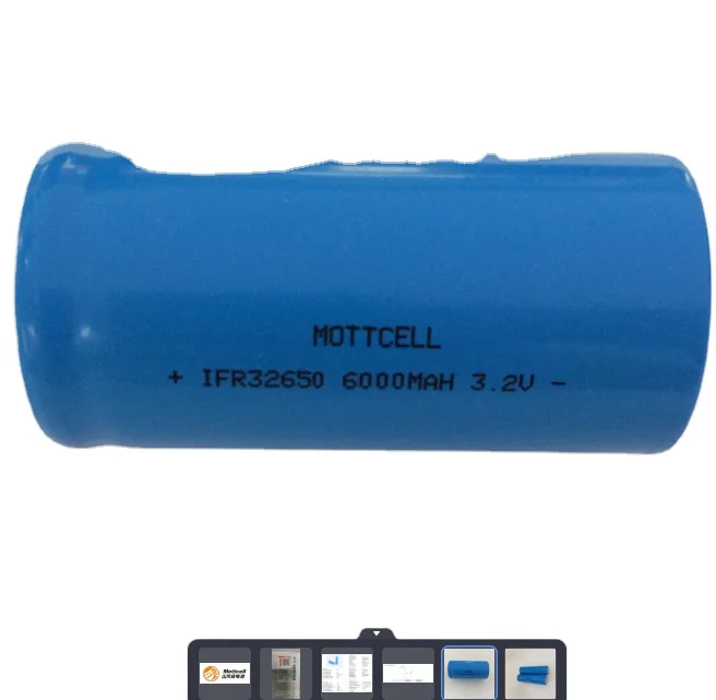 32650 3,2 V Lifepo4 Zylinder Lithiumbatterie 5000mah 6000mah Li-Ionenzelle 0