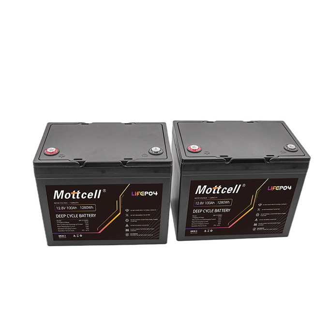 Langlebige 12V Lithiumbatterie mit tiefem Zyklus 100Ah Li-Ionen-Batterie 11kg Gewicht 1