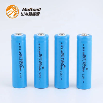 3.2V 600mah Wiederaufladbare Zylinder-Lithiumbatterie IFR 14500 Für elektrische Zahnbürste
